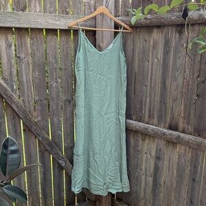 Yaya Women Sage Green Dress